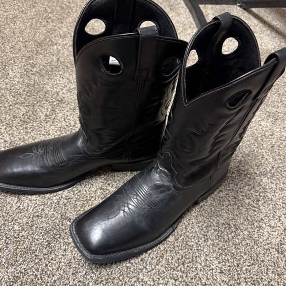 Black Smoky Mountain Outlaw square toe boots #4056